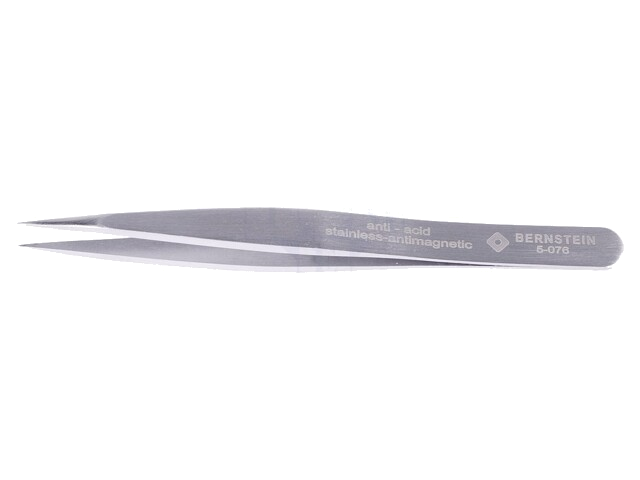 Pincet; 120mm; De vorm van de punt: scherp; universeel Pincet; 120mm; De vorm van de punt: scherp; universeel